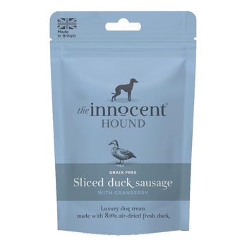 Der unschuldige Hundscheiben -Entenwurst mit Cranberry Dog Leckerbnet 70 g