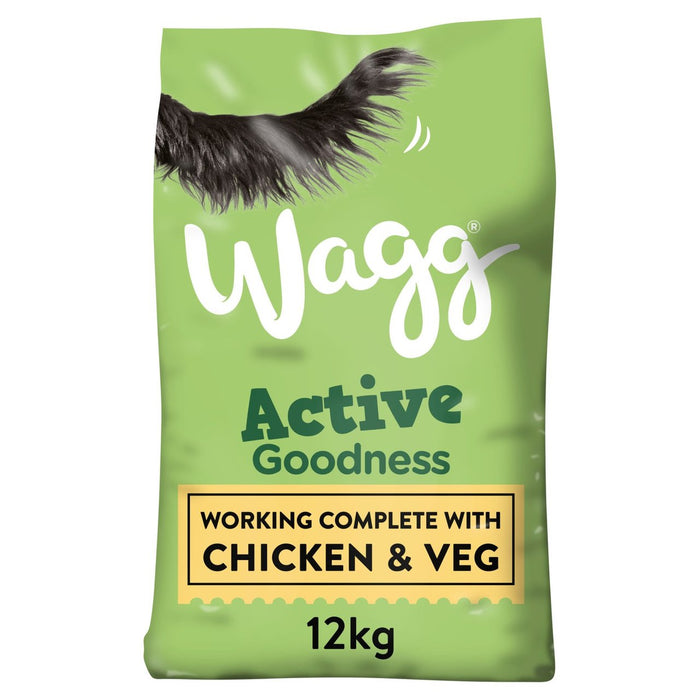 Wagg Active Goodness Cibo secco per cani con pollo e verdure 12 kg