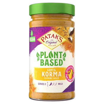Pataks pflanzlicher Korma -Linsen -Curry -Sauce 345G