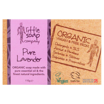 Little Soap Company Saponetta biologica alla lavanda 110 g