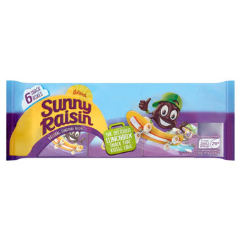 Paquete de refrigerios para niños Sunny Raisins 6 x 42.5 g 