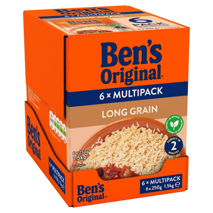 Riso per microonde Bens Original a grana lunga 6 x 250 g