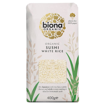 Riso Sushi Bianco Biona Organic 400g
