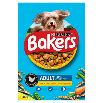 Bakers Adult Dog Aliments Poulet et légumes 1,2 kg