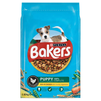 Bakers chiot poulet et légumes 2,85 kg