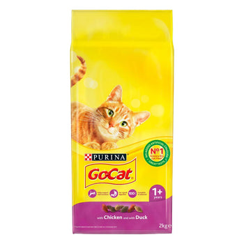 Go-Cat Adult Dry Cat Food Chicken and Duck 2kg