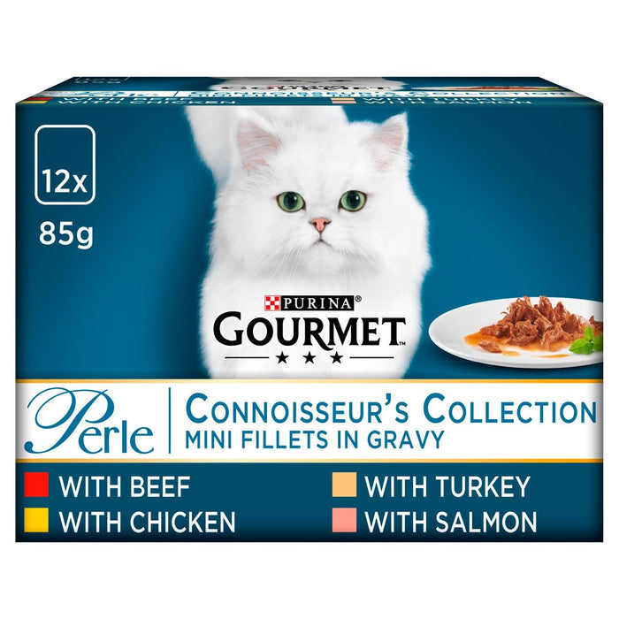 Gourmet Perle Connoisseurs Katzenfutter gemischt 12 x 85 g