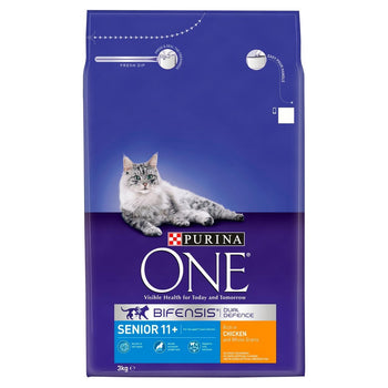 Purina ONE Senior 11+ Cat Chicken and Wholegrain 3kg
