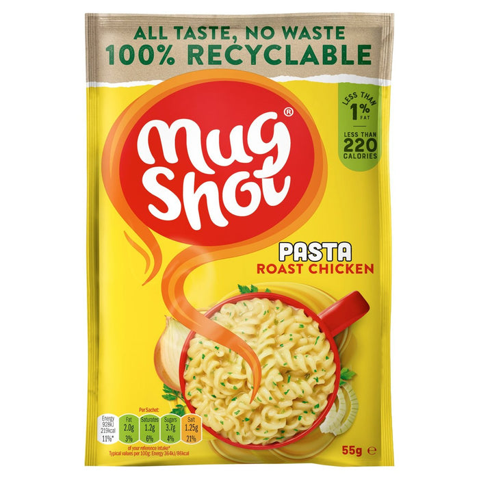 Mug Shot Pollo Arrosto Pasta 55g