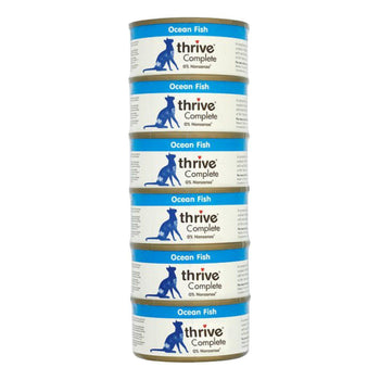 Floquer des aliments pour chats complets poisson océan 6 x 75g