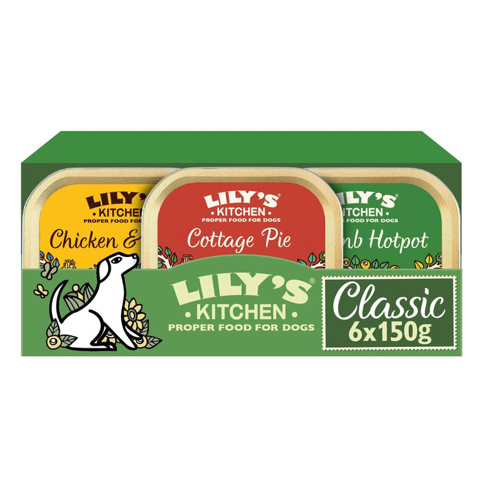 Lily's Kitchen Classic Dinners for Dogs Multipack 6 x 150g