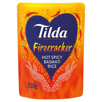 Tilda Microondas Hot Firecracker Basmati Rice 250G
