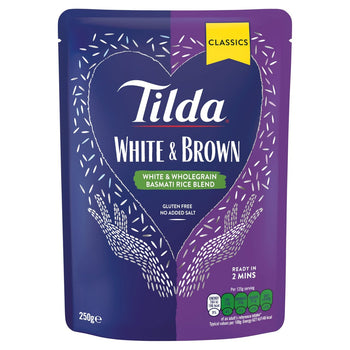 Tilda Riso Basmati Bianco e Marrone Microonde 250g