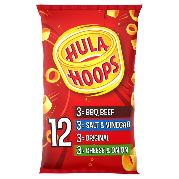 Hula hoops variedad patatas fritas multipack 12 por paquete