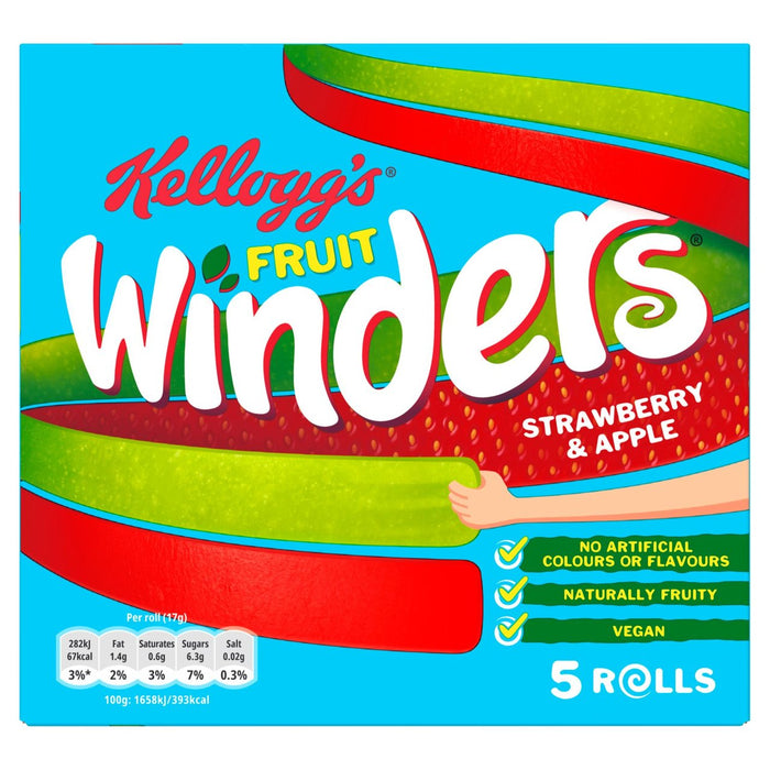 Kellogg's Winders Strawberry & Apple 5 per pack