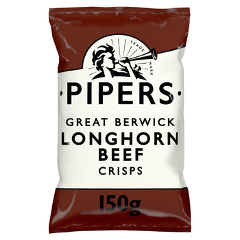 Pipers Great Berwick Longhorn Beef Crisps 150g