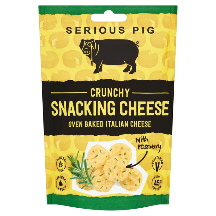 Serious Pig Crunchy Snacking Cheese Rosemary 24g