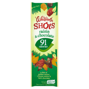 Whitworths Shots Single Uvetta e Cioccolato 25g