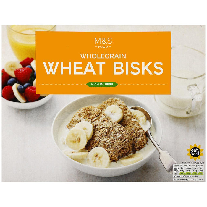 M&S Wholegrain Wheat Bisks 24 per pack