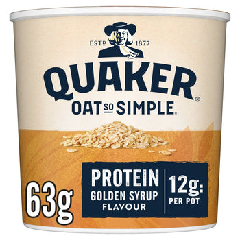 Quaker Oat So Simple Protein Porridge Pot Golden Syrup 63g