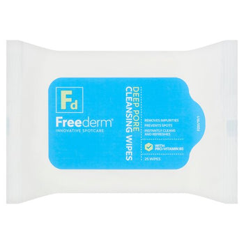 Freederm nettoyant les lingettes 25 par paquet