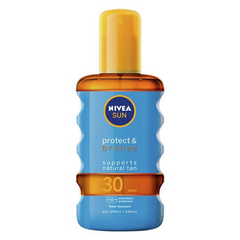 Nivea Sun Protect E Bronze Tan Oil Spf 30 200ml